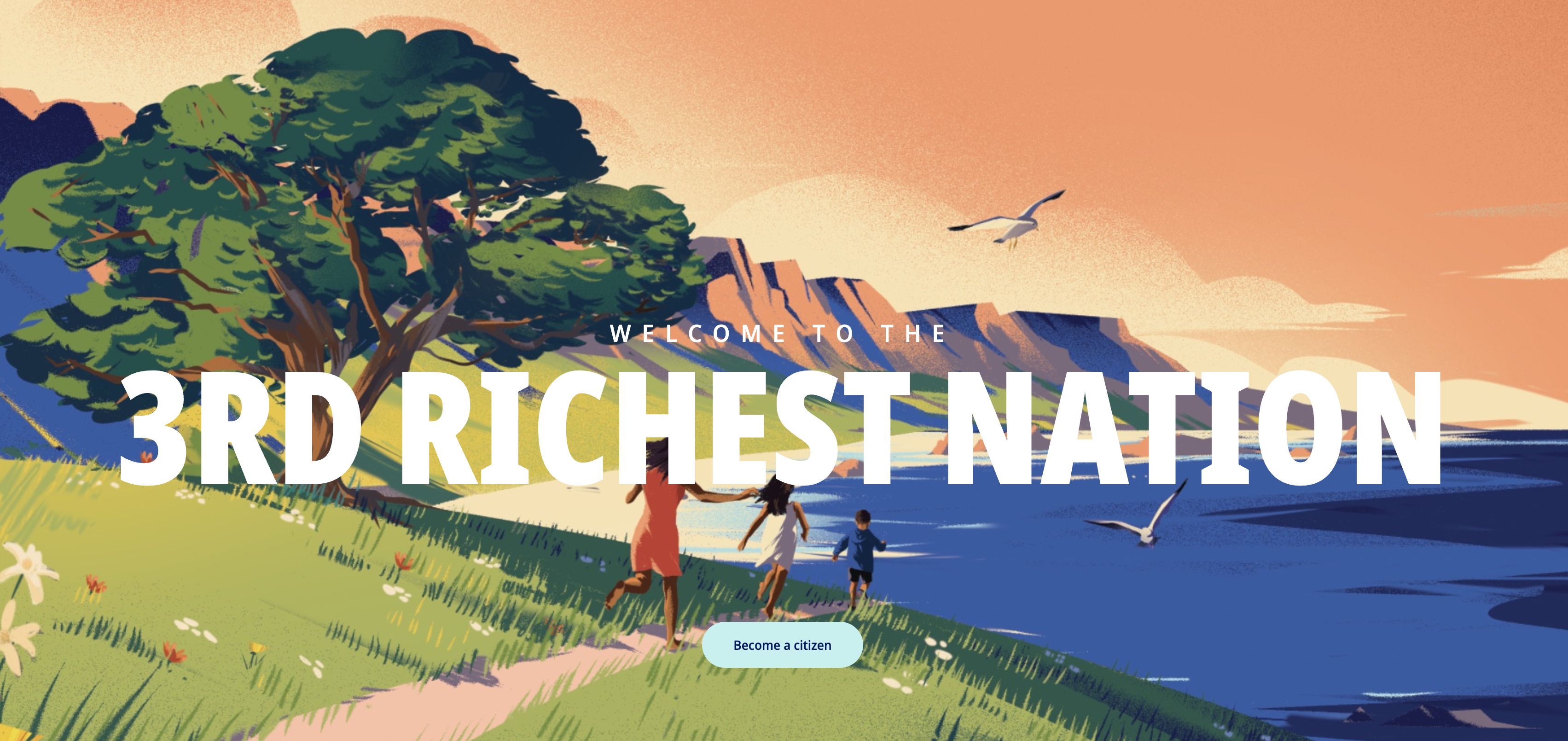 third richest nation