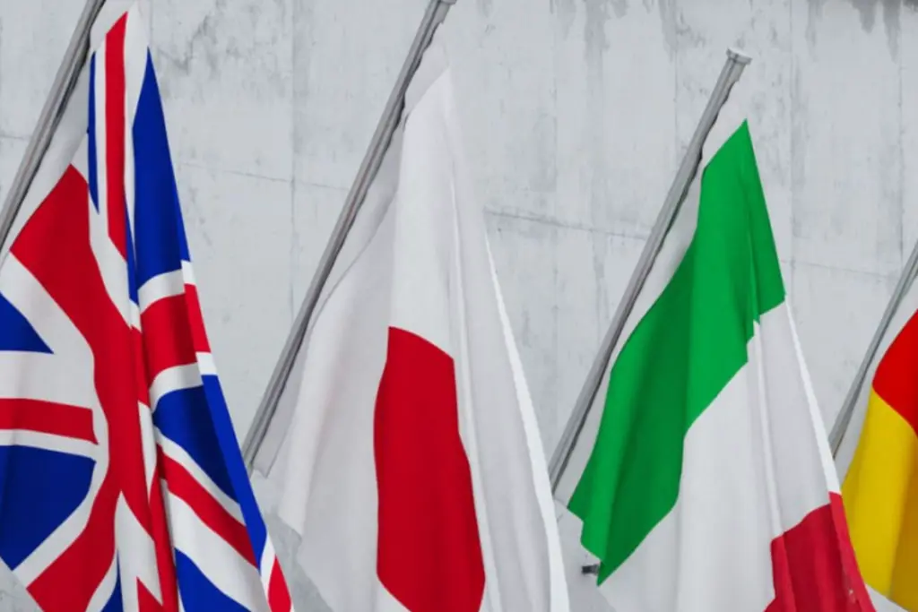 G7 flags